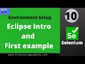 Introduction To Eclipse And First example Writing script in eclipse Selenium Class 10