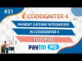codeigniter 4 Payment Gateway Integration Tutorial codeigniter 4 tutorial for Beginner In Hindi
