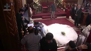 صلاة اكليل مايكل اميل و هيلين يوسف السبت 3 اكتوبر 2020 