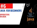 Operators in Java Java For Beginners
