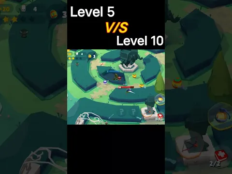 Level 5 Vs Level 10 In Zooba | #zooba #shorts #zoobabattlearena