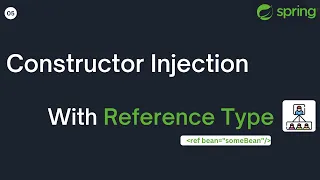 Constructor Injection with Reference Type Practical Code Examples Spring Tutorial