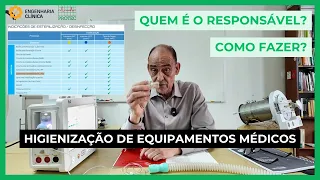 How to sanitize medical equipment? Who is responsible for sanitizing before maintenance?