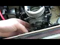 JS300 SX 300 fuel line placement to the carb