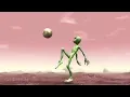 2021 Tarian sepak bola alien hijau lucu baru Amitokosita-2021 New funny Green alien football