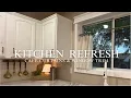 How to DIY easy budget friendly Cafe Curtains and DIY Window Trim