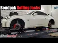 Bendpak Rolling Bridge Jack RJ7W Taking wheels off on a 4 post lift Babco Canada AnthonyJ350