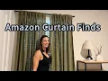 Best on Amazon Linen Curtains for Living Room Bedroom Semi Sheer Farmhouse Style