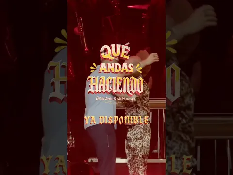 Qué Andas Haciendo ya es de ustedes Para que la canten, la bailen y y suelten el despecho.