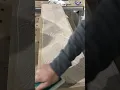 Applying Oil Plus 2C White to this awesome white oak entry table