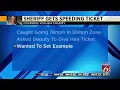 Volusia Sheriff Mike Chitwood caught speeding