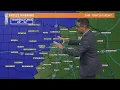 DFW weather Hour-by-hour temperature drop