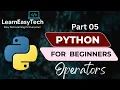 Operators in python