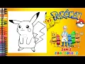 Coloring Pokemon Pikachu Pikachu Coloring Pages Crayons