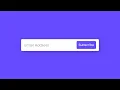 Email Subscription Form Animation using only HTML CSS