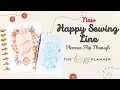 New Happy Sewing Line Planners Flip Happy Fabric exclusive