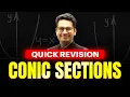 Complete Conic Sections in 30 minutes Quick Revision MathonGo Prince Sir