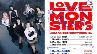فرقة BABYMONSTER تغزو آسيا بجولة LOVE MONSTERS 2025 2026  فرقة BABYMONSTER تغزو آسيا بجولة LOVE MONSTERS 2025 2026