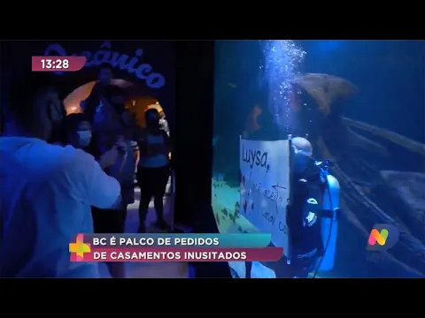 Balneário Camboriú é palco de pedidos de casamentos inusitados