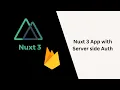 Nuxt 3 App Server Side Firebase Auth Meta Components Generator App
