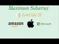 Maximum Subarray - Blind 75