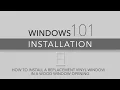 ReliaBilt Windows 101 Vinyl Replacement Window Installation for Wood Window Opening