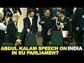 Download Lagu APJ Abdul Kalam Inspiring Speech on India at European Parliament