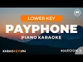 Download Lagu Payphone - Maroon 5 (Lower Key - Piano Karaoke)