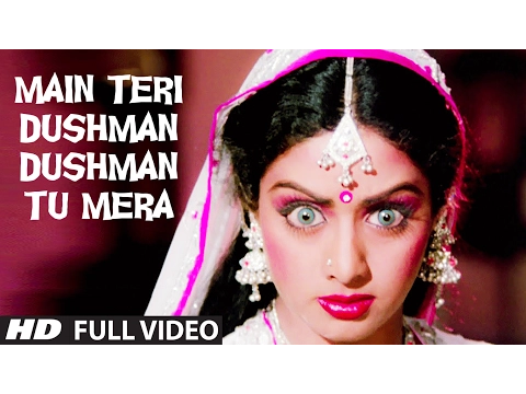 Download MP3 'Main Teri Dushman, Dushman Tu Mera' Video Song | Nagina | Lata Mangeshkar | Rishi Kapoor, Sridevi