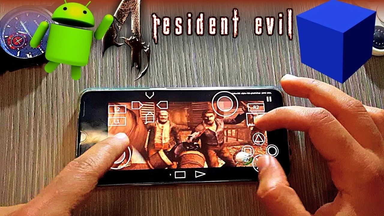 Resident Evil 4 - PS2 Emulator Android Gameplay - Aether SX2 APK - Resident Evil 4 Mobile 2022