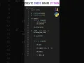 Create Chess with Python