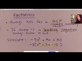 Multi Step Factoring