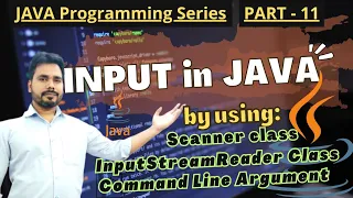 Input types in JAVA by using Scanner Class Input - Stream