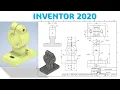 Inventor 2020 Tutorial 3D Model Basic