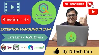 SESSION-44 - Exception Handling In JAVA