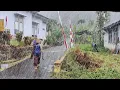 Download Lagu Regen en onweer in het plattelandsleven van Indonesië, harde wind, erg koud,regen geluid 3uur slapen