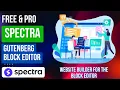 FREE Spectra Plugin Website Builder for the Block Editor Gutenberg Block Editor