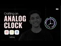 Creating an ANALOG CLOCK with HTML CSS JavaScript Frontend Development Projects GeeksforGeeks