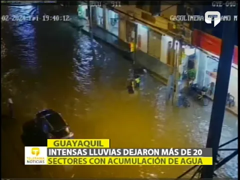 Intensas lluvias dejaron más de 20 sectores con acumulación de agua