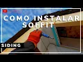 How to install plastic soffit