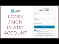 How to Login AT T Account - att com Login 2021
