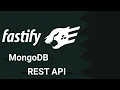 Node Fastify MongoDB REST API s NodeJS MongoDB REST API Fastify framework