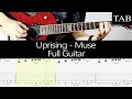 Download Lagu UPRISING - Muse (Matt Bellamy) FULL GUITAR  + TAB