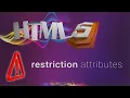 HTML for beginners 55 restriction attributes introduction