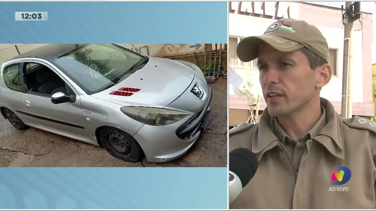 Homem se recusa a pagar motel, tentar atropelar policiais e é baleado em Chapecó