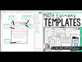 Math Escapes Template Tutorial