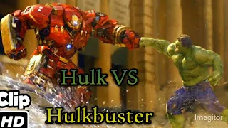 Hulk VS hulkbuster hindi   avengers age of ultron  Movie clip 4k HD