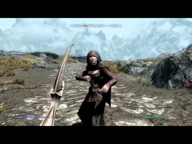 Skyrim: Dawnguard Auriel's Bow Bloodcursed Arrow Easter Egg