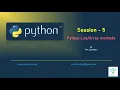Python Training - Session 5
