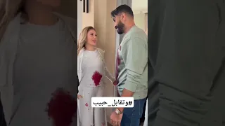 كواليس مسلسل تقابل حبيب مع الفنانه نيكول سابا 